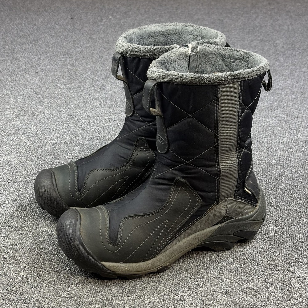 KEEN Betty Women's 7.5 Winter Boots Black Waterproof Insulated Snow Boots 200g